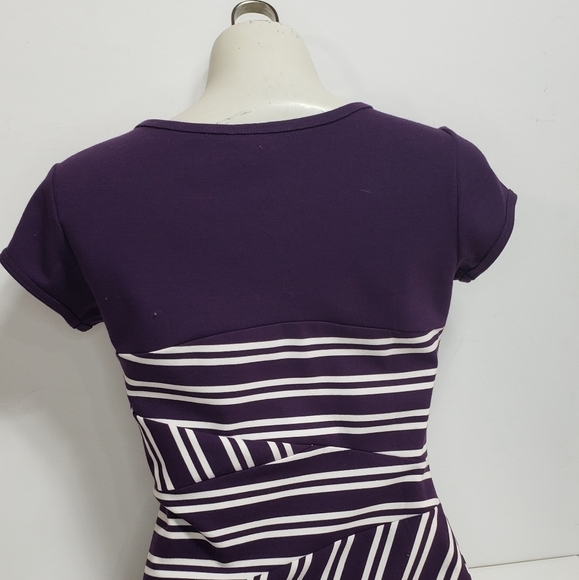 Guess Purple Patterned Dress - Picture 3 of 4
